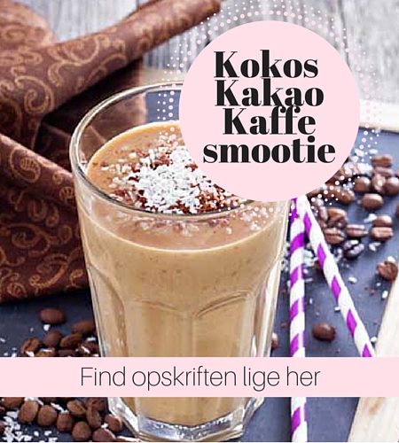 Kokos Kakao Kaffe smootie - Find den lækker opskrift fra MOOLA her