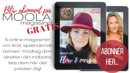 Bliv abonnent på MOOLA magasinet - Tilmeld dig vores nyhedsbrev - klik her