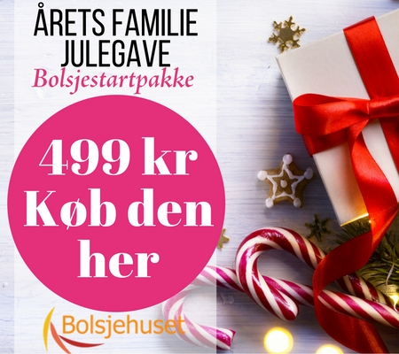 Køb årets familie julegave hos bolsjehuset - bolsjestartpakke 499 kr - se mere her