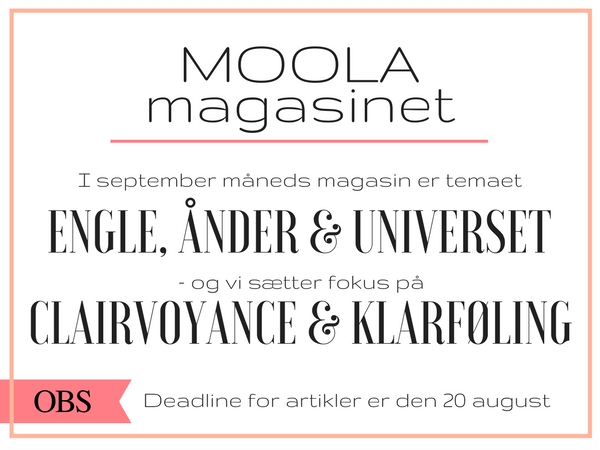 MOOLA i september 2016