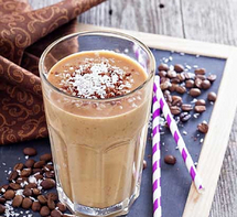 Kokos Kakao Kaffe smootie - lækker opskrift af MOOLA