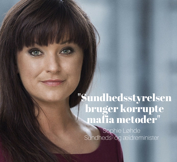 Sundhedsstyrelsen bruger korrupte mafia metoder